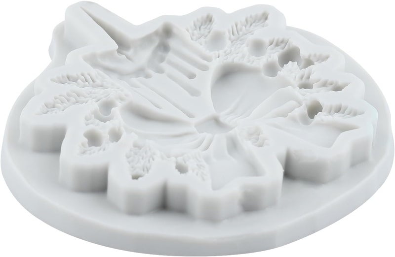 TAOXIBEI Christmas Silicone Mold Bow Christmas Candle Polymer Clay Molds for DIY Crafts Epoxy Resin Casting Air Dry Polymer Clay Plaster Jewelry Making - Image 5